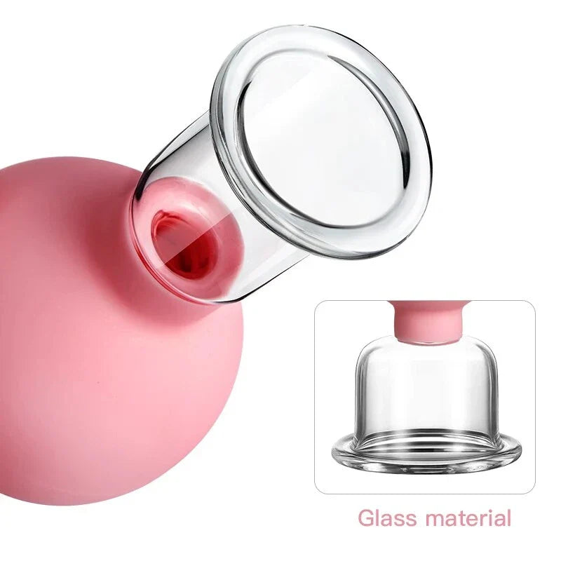 Premium Facial Cupping Massage Set for Skin Lifting and Anti-Cellulite, with adjustable suction and multi-size cups