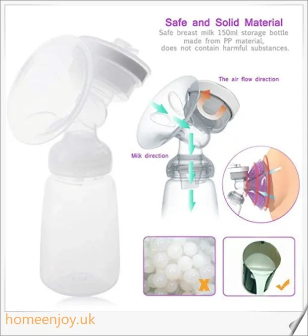 Trabyhand Electric Breast Double Pump - A hospital-grade breastfeeding machine with a silent motor, USB charging, and gentle massage cushions.