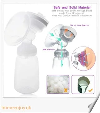 Trabyhand Electric Breast Double Pump - A hospital-grade breastfeeding machine with a silent motor, USB charging, and gentle massage cushions.