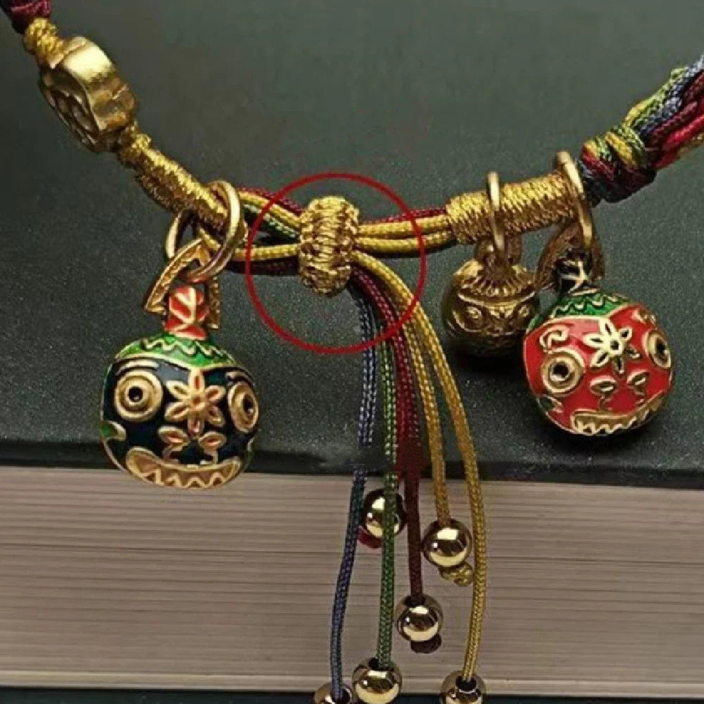 Couple's fashion bracelet with knitted texture and zodiac charm