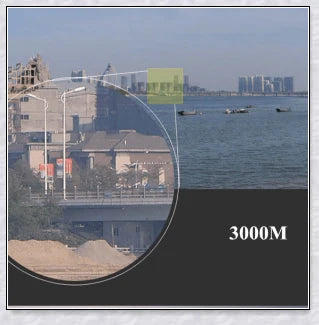 Professional night vision infrared binoculars with long 3000-metre range and durable, waterproof design