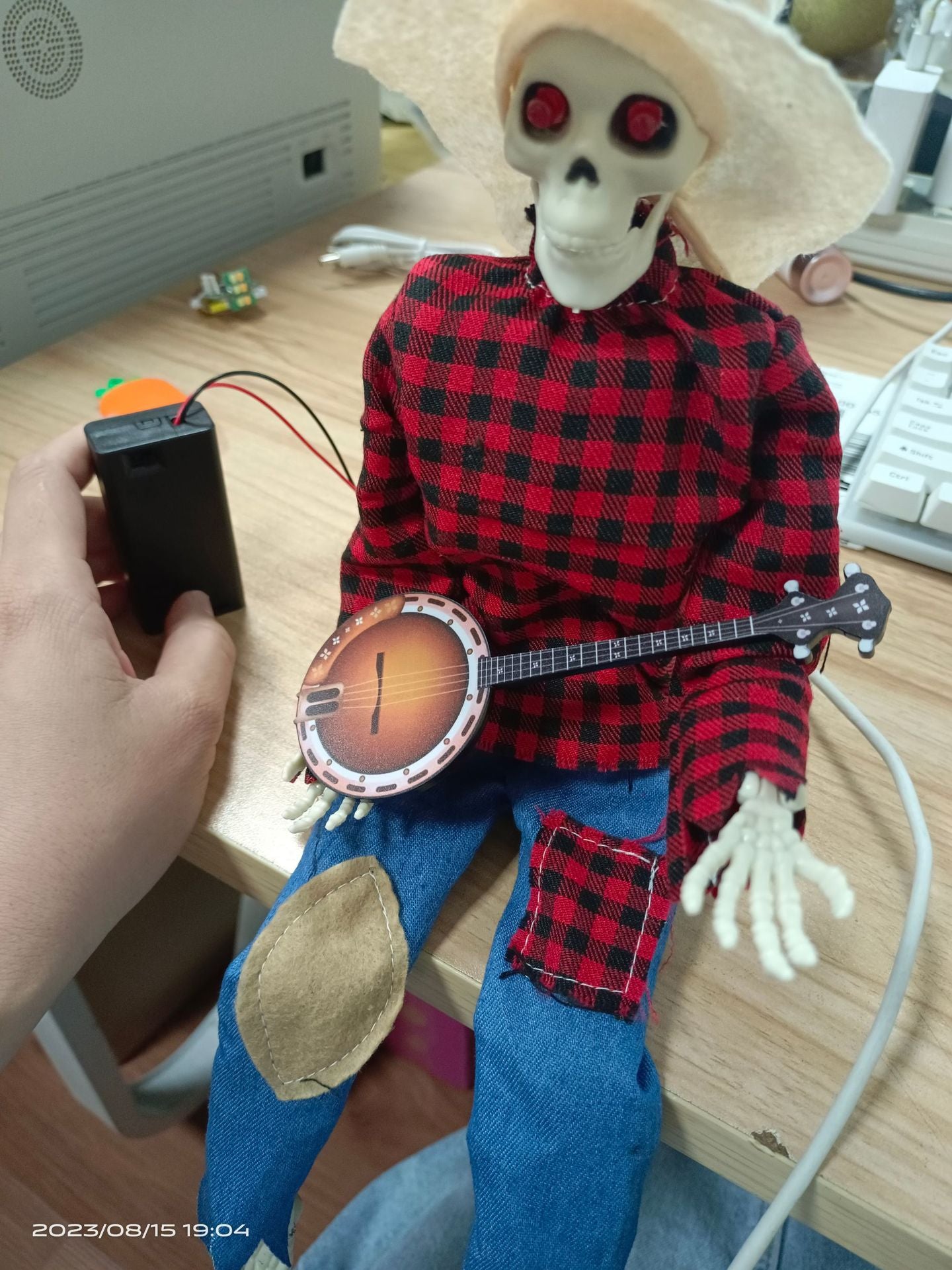 Homeenjoy UK Funny Animated Dueling Banjo Skeletons