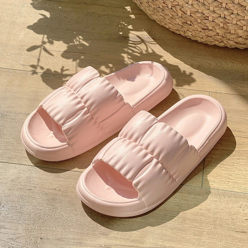 Stylish and comfortable bathroom slippers with a variety of vibrant color options, featuring a durable, waterproof, and anti-slip sole for all-day wear.