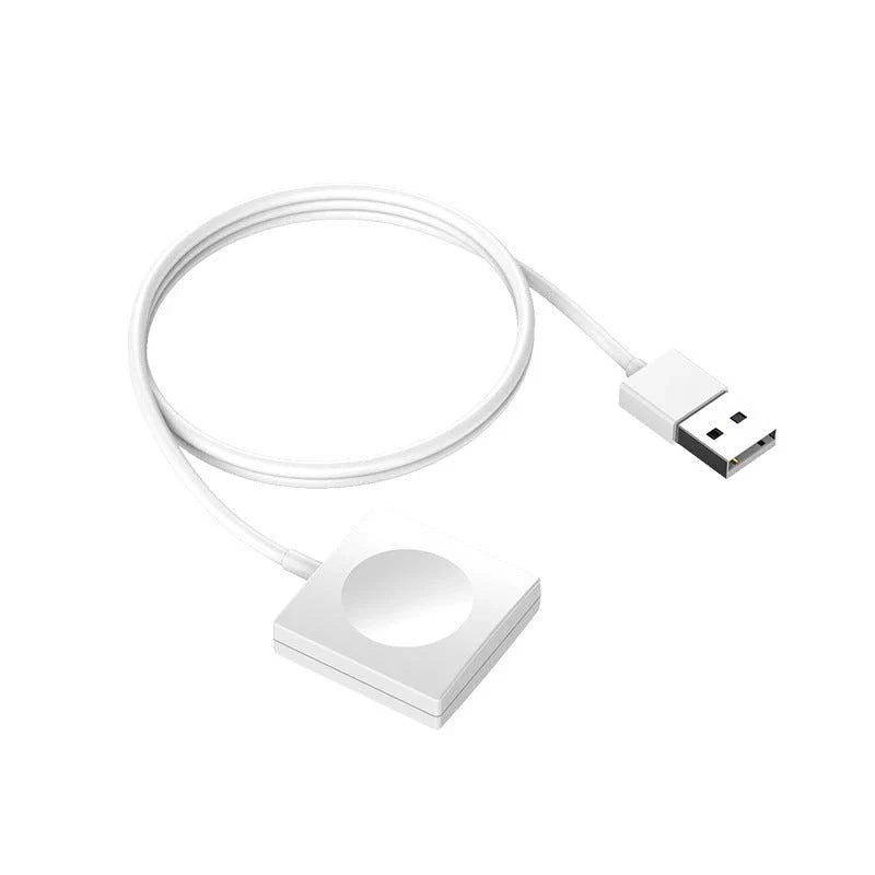 Premium wireless charging dock for Apple Watch, featuring compact design, durable materials, and intelligent charging protection