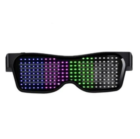 Multicolor LED Glasses with dynamic flashing lights, perfect for parties and events