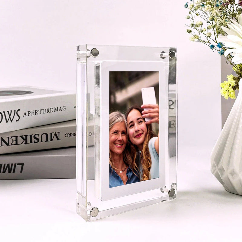 Homeenjoy Stylish Digital Photo Frame with Video Playback and Versatile Display