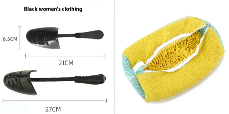 Durable shoe washing bag made of high-quality chenille fabric for effortless machine cleaning of sneakers, tennis shoes, and other washable footwear