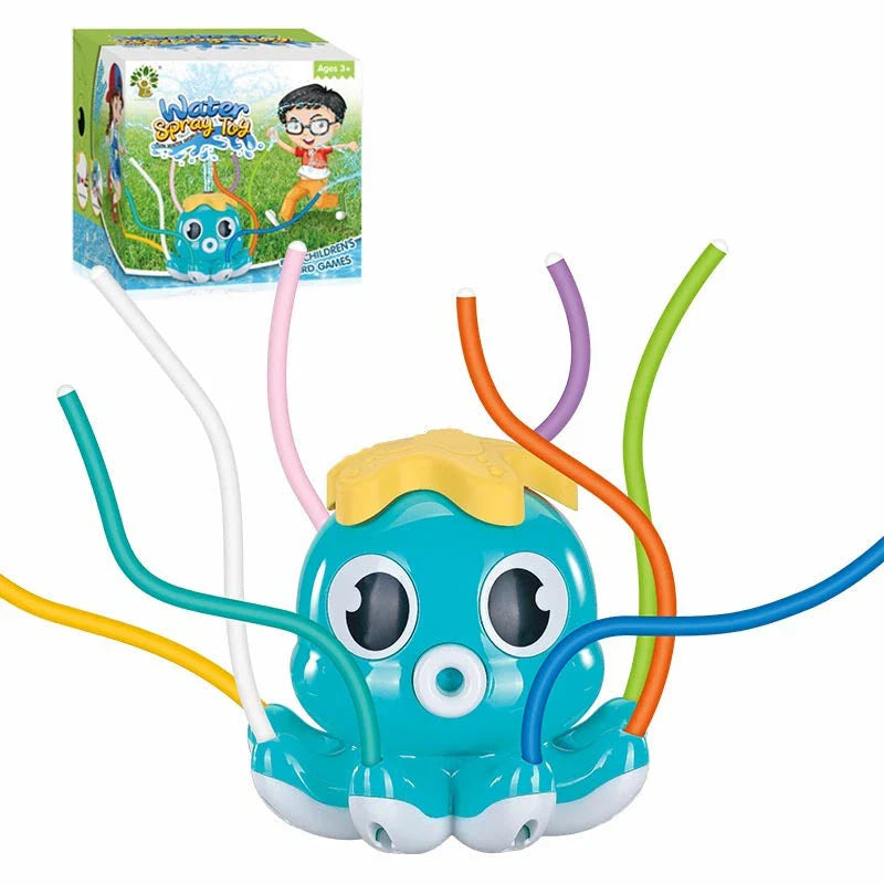 Playful backyard water sprinkler with adorable cactus design, perfect for summer fun and outdoor entertainment