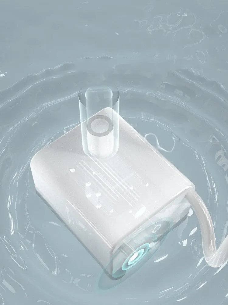 Automatic circulating pet water dispenser, 2L, beige and white, ABS and PP, with filter and power cord
