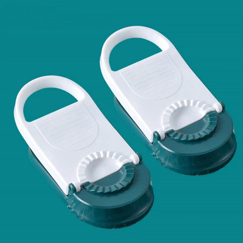 Ergonomic dumpling press tool made of food-grade plastic for easy and convenient homemade dumplings
