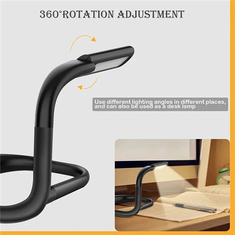 Hands-Free LED Neck Light with Adjustable Gooseneck Design for Reading, Crafting, and Nighttime Activities