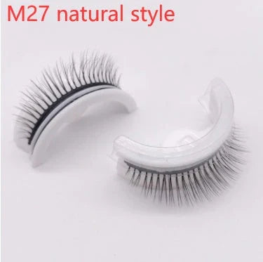 Glamorous 3D mink-inspired false eyelashes in various styles and packaging