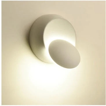 Stylish LED Moon Bedside Lamp with Sleek Iron Shade and Warm Ambient Glow