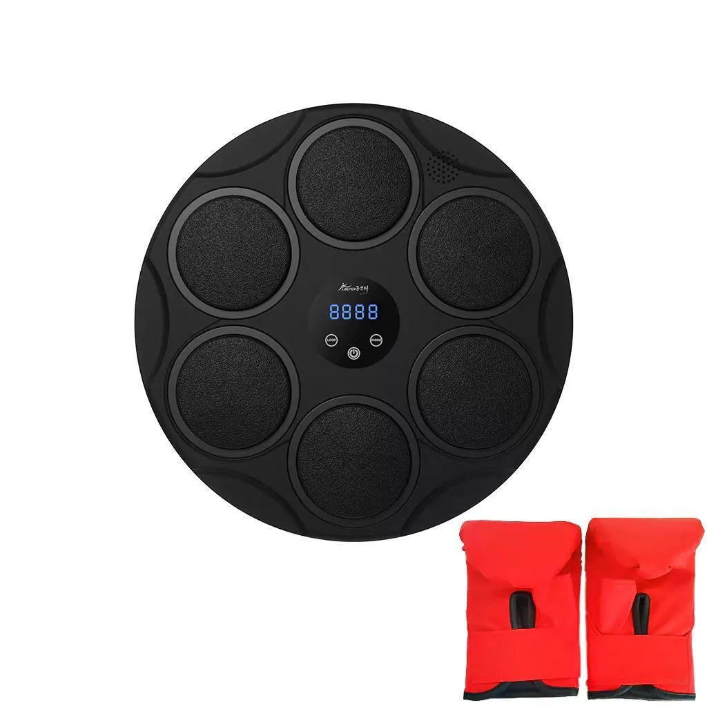 Smart Bluetooth Music Boxing Target with black coloured lights for fitness training