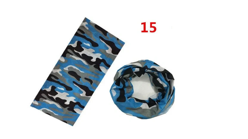 Versatile seamless outdoor turban for sports and fashion, windproof and breathable