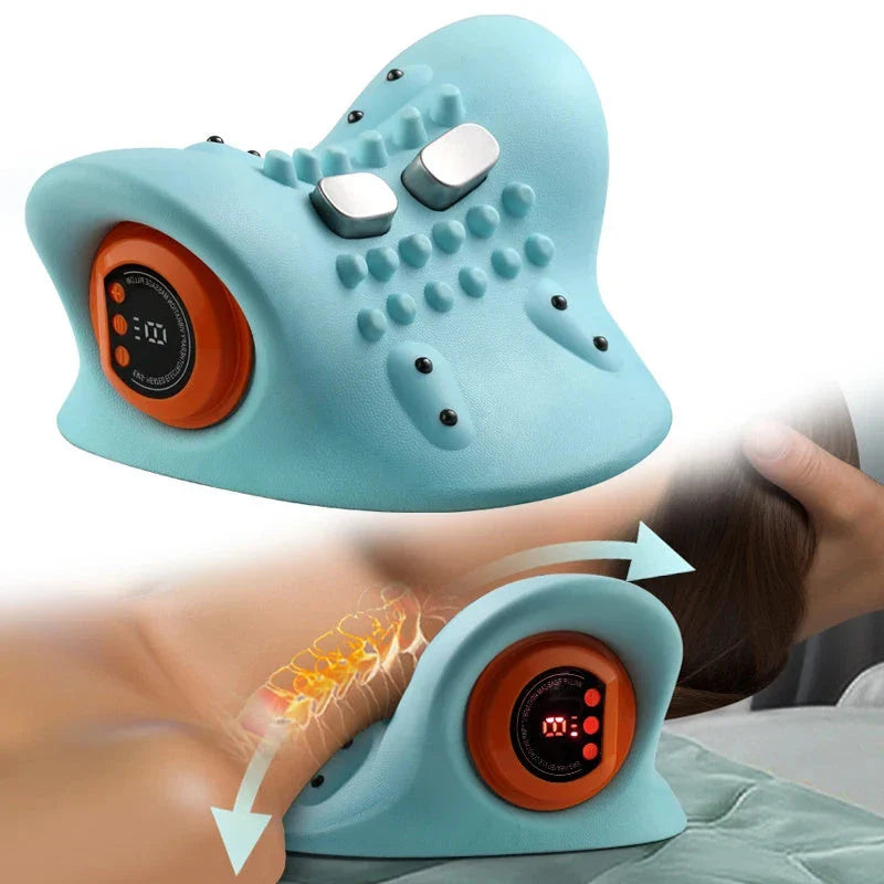Versatile Cervical Traction Massager: Relieve Neck Pain Anytime, Anywhere