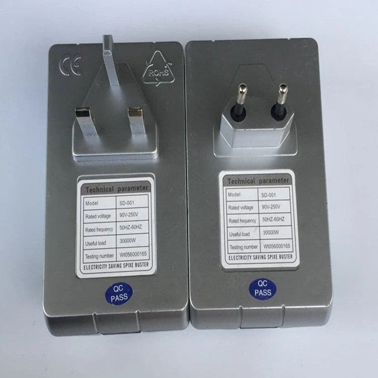Electricity-Saving Power Adapter designed for American homes, featuring advanced power optimization technology and sleek modern design.