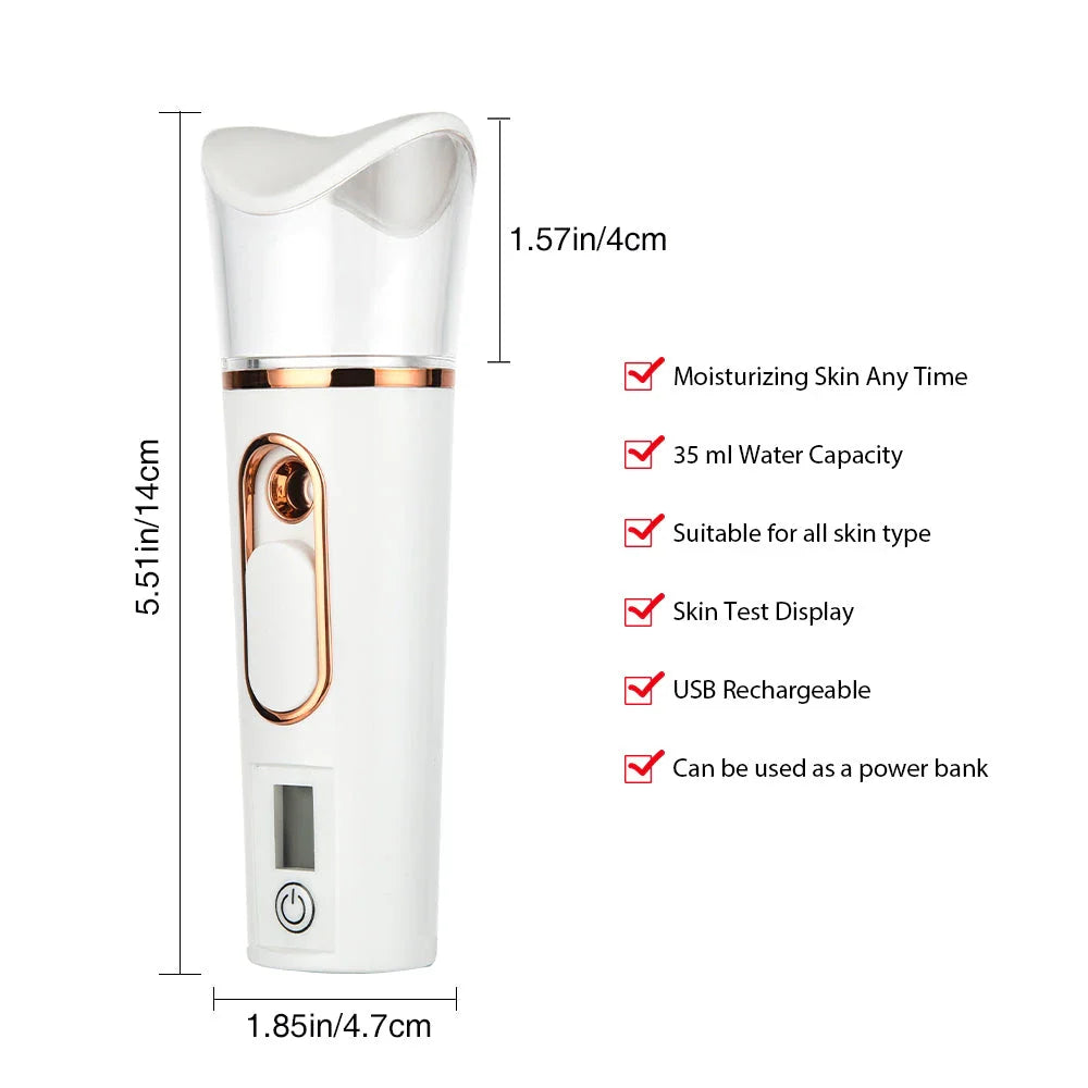 Trendha Rechargeable Mist Facial Sprayer and Nebulizer for hydrated, glowing skin