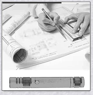 Military-Grade Green Laser Pointer Pen with High-Powered Green Laser Beam and Adjustable 'Starlight' Mode