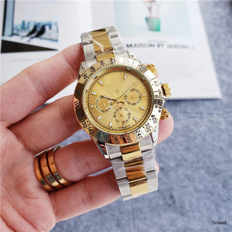 6-pin Automatic Mechanical Watch with calendar display and 24-hour indication, crafted with premium materials for enduring style and performance.
