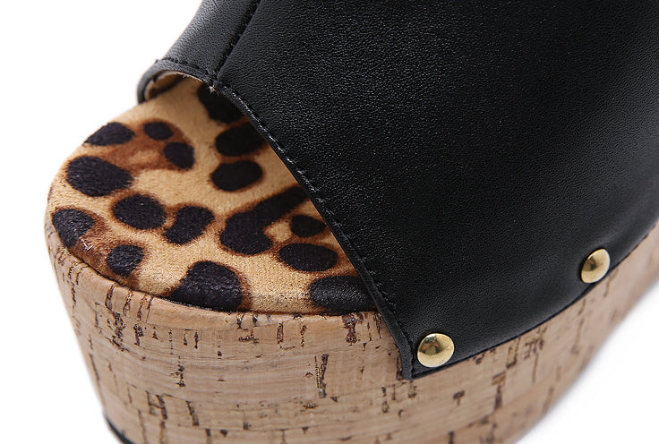 Trendha transparent rivet high-heeled sandals in black, featuring a unique design and premium materials for a stylish and comfortable footwear option.