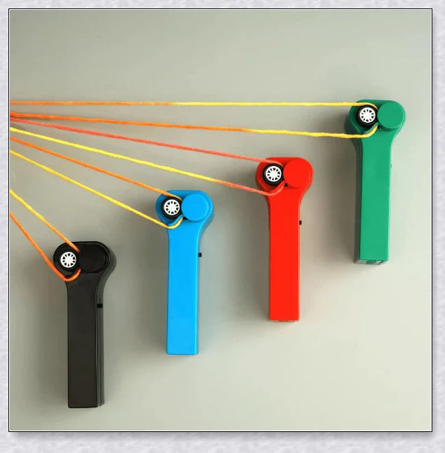 Loop Lasso Rope Launcher Toy with a mesmerising string loop display in various colours