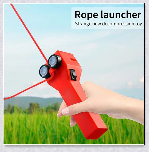 Loop Lasso Rope Launcher Toy with a mesmerising string loop display in various colours