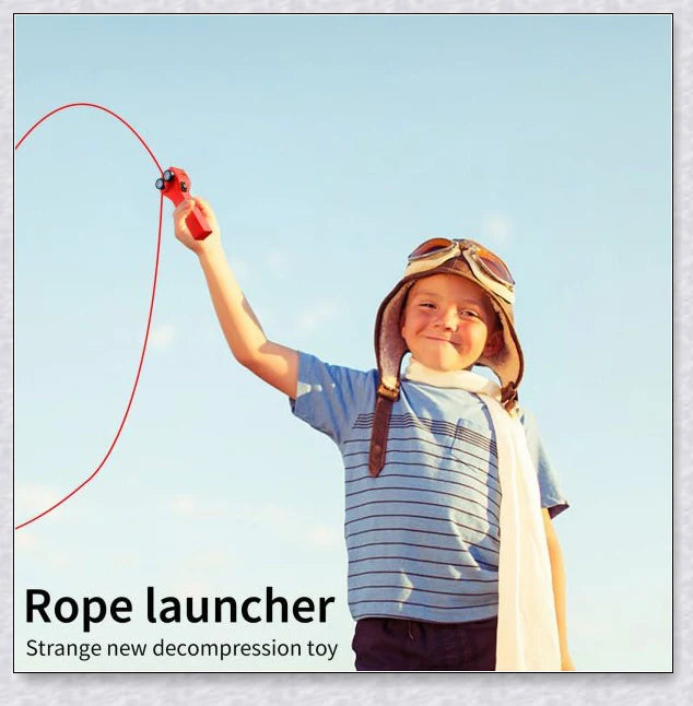 Loop Lasso Rope Launcher Toy with a mesmerising string loop display in various colours