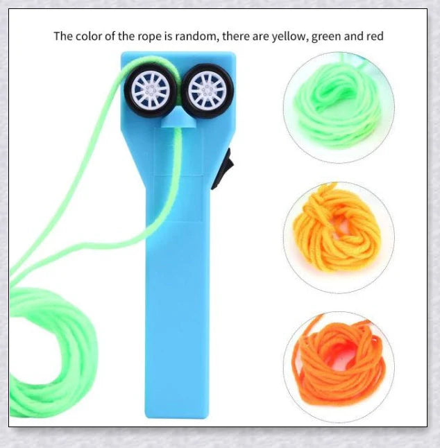 Loop Lasso Rope Launcher Toy with a mesmerising string loop display in various colours