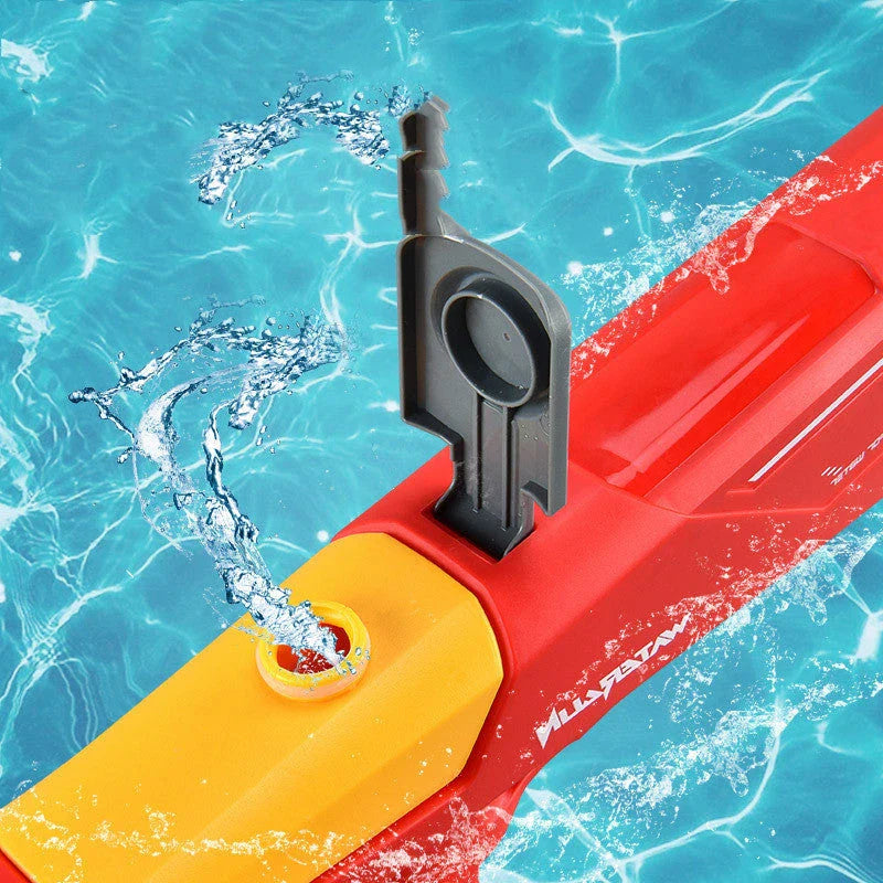 Powerful Shark-Inspired Water Blaster with High-Pressure Water Stream, Durable ABS Plastic Construction, and Innovative Design for Outdoor Fun