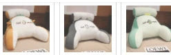 A cozy lumbar support cushion with a soft, breathable design for comfortable back and posture support