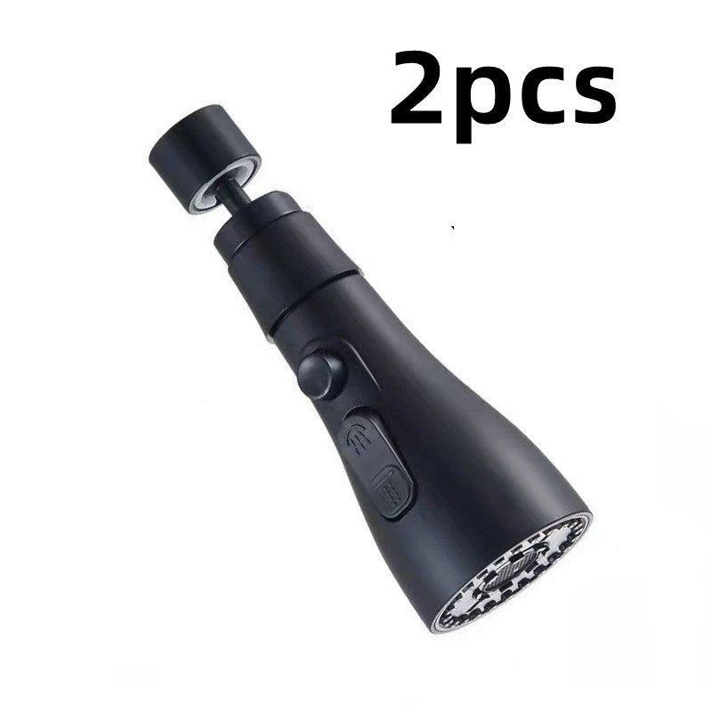 Versatile Pressurized Faucet Sprayer with 360-degree rotation, anti-splash, and water-saving features