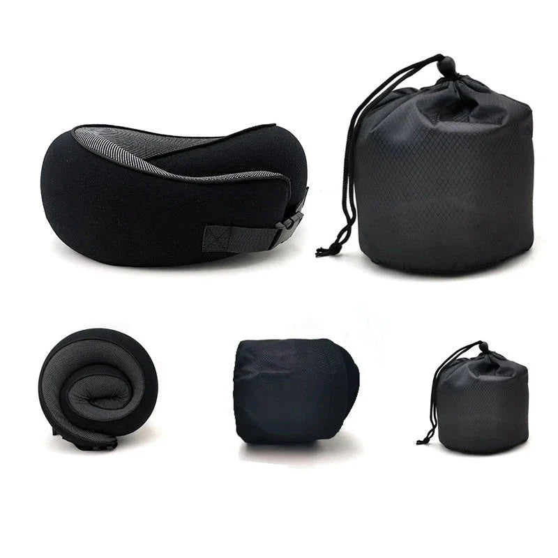 Comfortable U-Shaped Travel Neck Pillow in various colors, designed to provide superior neck support and relaxation during long journeys.