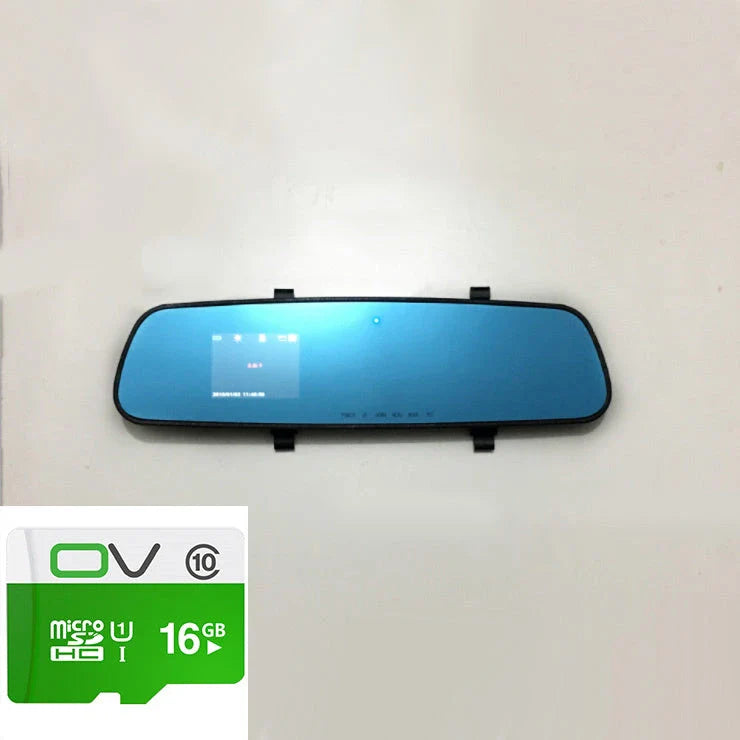 Premium 1080p HD Rearview Mirror Driving Recorder with Motion Detection for Enhanced Road Safety and Security