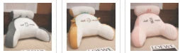 A cozy lumbar support cushion with a soft, breathable design for comfortable back and posture support