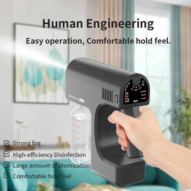 Versatile USB Rechargeable Disinfection Sprayer: Handheld Sanitizer for Home and Body