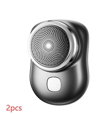 Compact, cordless electric razor with premium aluminium body and powerful 6,600 rpm motor for a smooth, painless shave