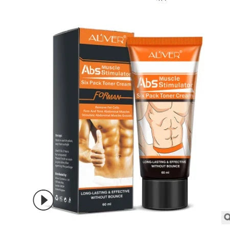 Slimming Body Cream for a Sculpted Eight-Pack Look - Premium Plant-Based Formula Targets Stubborn Fat for a Toned, Chiseled Physique