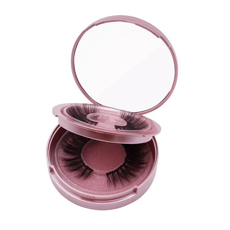 Magnetic Lash and Eyeliner Set with Premium Faux Mink Lashes, Magnetic Eyeliner, and Applicator Tools