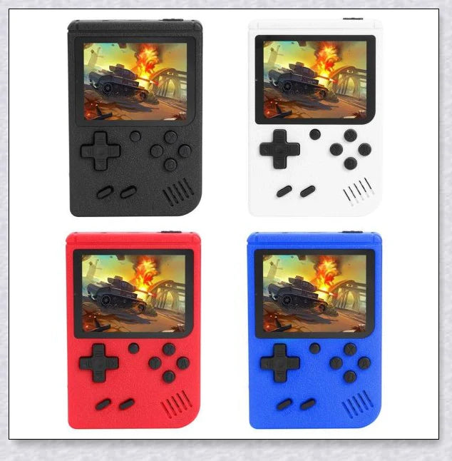 Tinytendo (400 Games Built In) - A compact handheld console with a vibrant 3-inch screen and 500 classic retro games built-in