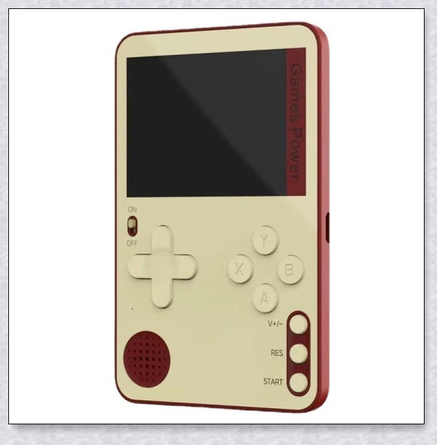 Tinytendo (400 Games Built In) - A compact handheld console with a vibrant 3-inch screen and 500 classic retro games built-in