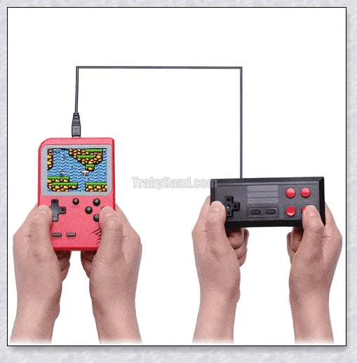 Tinytendo (400 Games Built In) - A compact handheld console with a vibrant 3-inch screen and 500 classic retro games built-in
