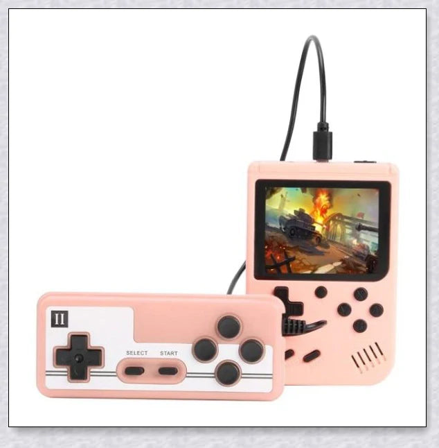 Tinytendo (400 Games Built In) - A compact handheld console with a vibrant 3-inch screen and 500 classic retro games built-in