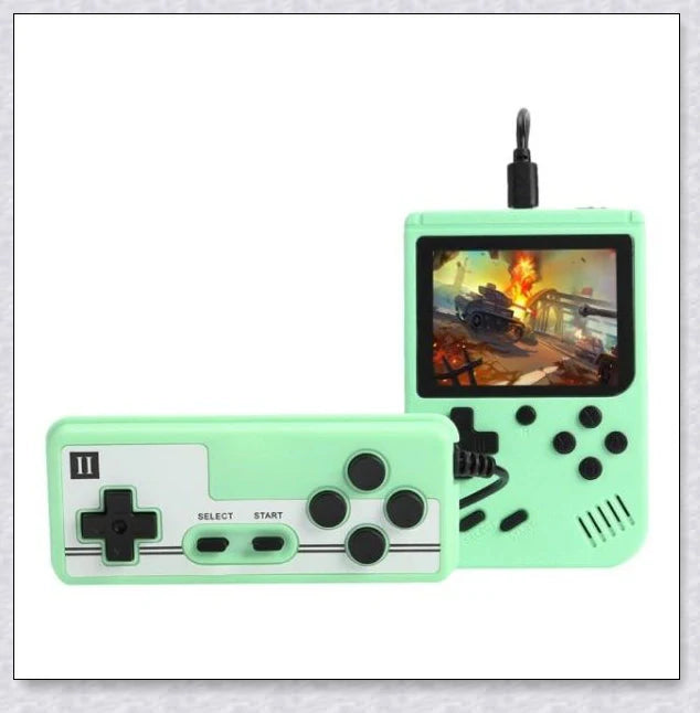 Tinytendo (400 Games Built In) - A compact handheld console with a vibrant 3-inch screen and 500 classic retro games built-in