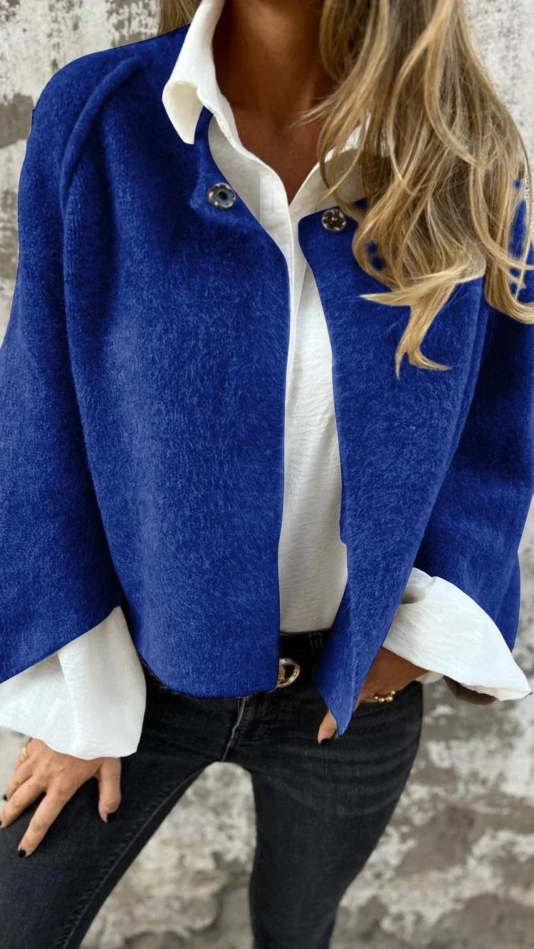 Premium batwing sleeve cardigan in a range of autumnal colours