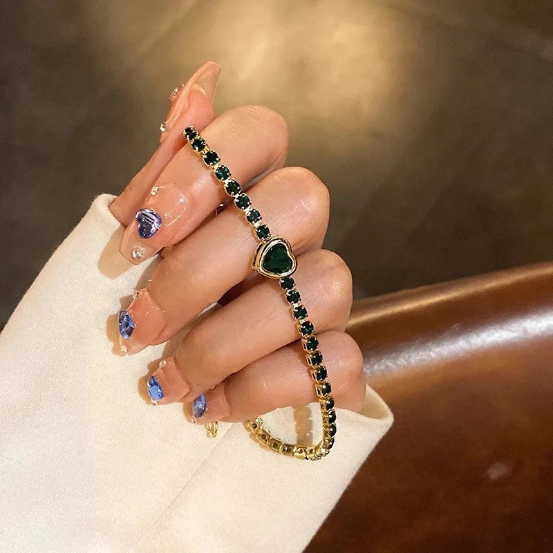 Elegant Zircon Geometric Bracelet for Women in various colours