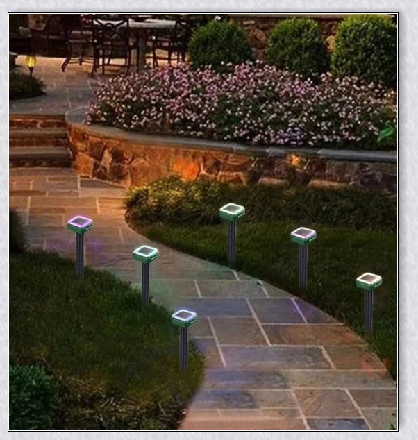 Outdoor Solar Ultrasonic Pest Repellent - Ultrasonic Animal Deterrent with Waterproof Solar-Powered Design