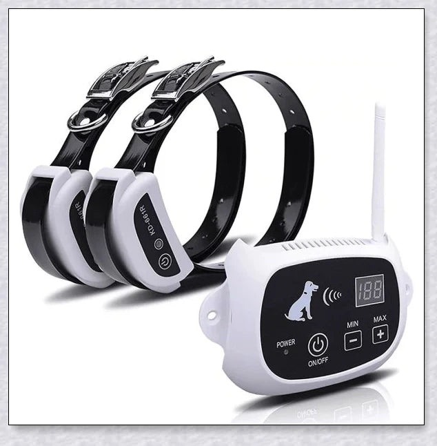 Wireless Electric Dog Fence - Invisible Dog Fence with Shock Collar for safe pet containment and training