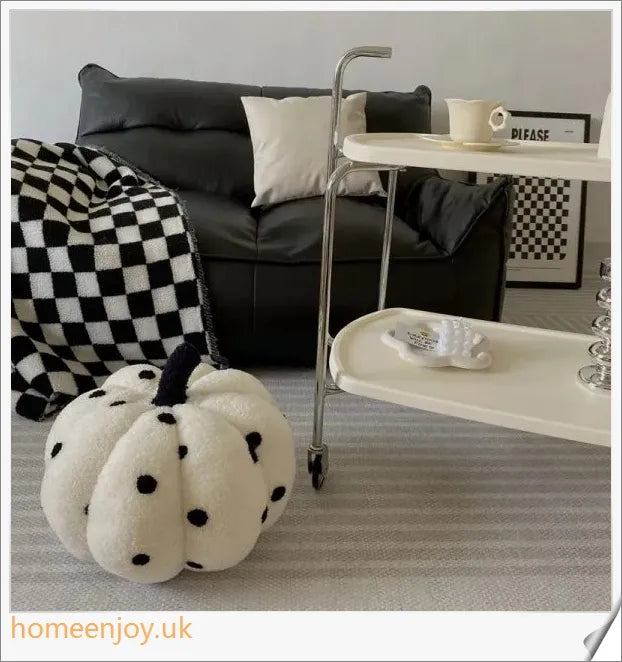 Cushie High-Quality Pumpkin Pillow in four sizes, made from soft corduroy or fleece fabric for a cosy, decorative touch in any room.