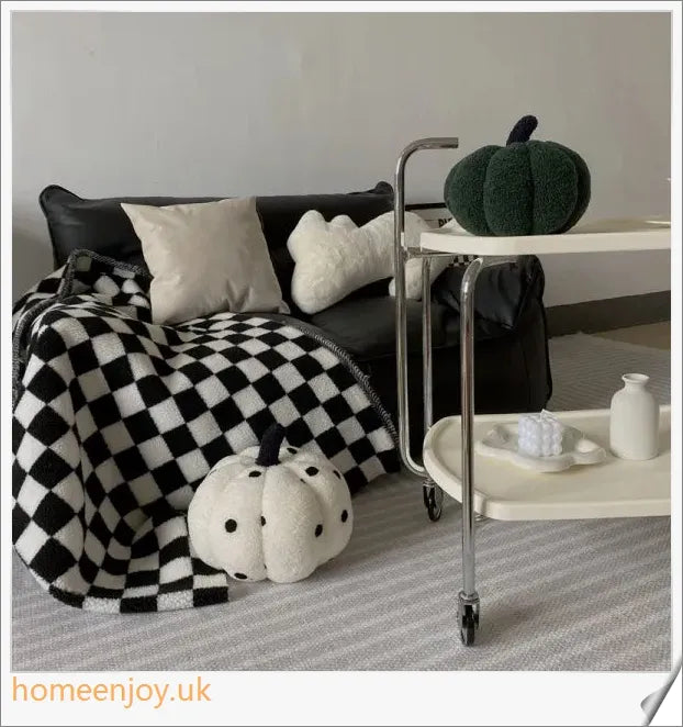 Cushie High-Quality Pumpkin Pillow in four sizes, made from soft corduroy or fleece fabric for a cosy, decorative touch in any room.